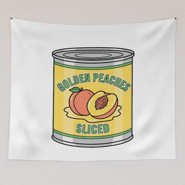 Item preview, Vintage Canned Golden Peaches Retro Food Label designed and sold by k3rstman1.