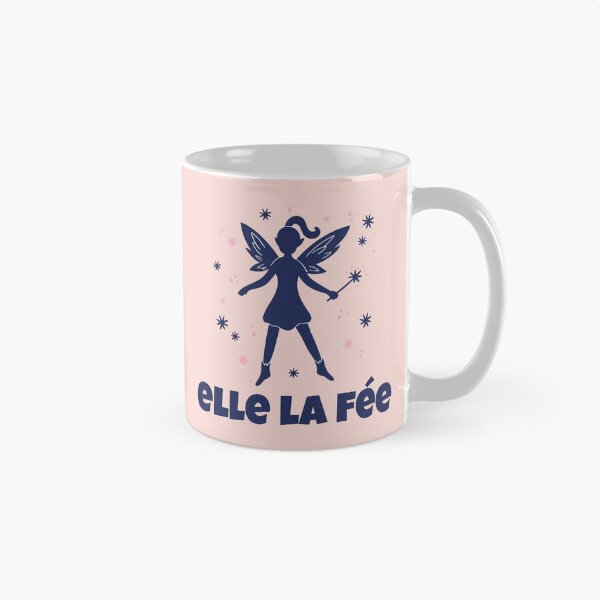 Item preview, She the Fairy – An inspiring and feminist play on words | Fairy silhouette illustration designed and sold by WordPlayStudio.