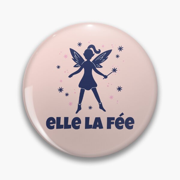 Item preview, She the Fairy – An inspiring and feminist play on words | Fairy silhouette illustration designed and sold by WordPlayStudio.