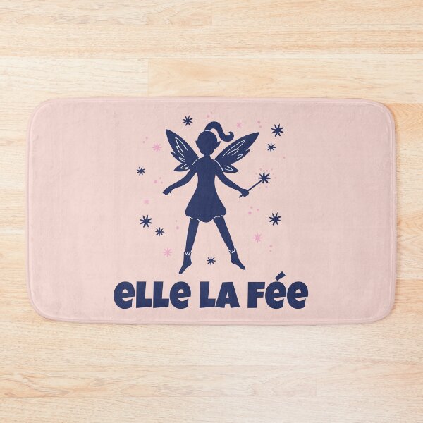 Item preview, She the Fairy – An inspiring and feminist play on words | Fairy silhouette illustration designed and sold by WordPlayStudio.