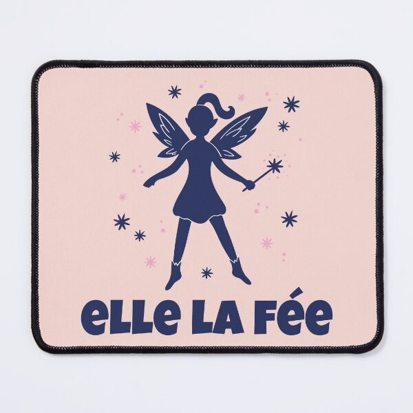 Item preview, She the Fairy – An inspiring and feminist play on words | Fairy silhouette illustration designed and sold by WordPlayStudio.