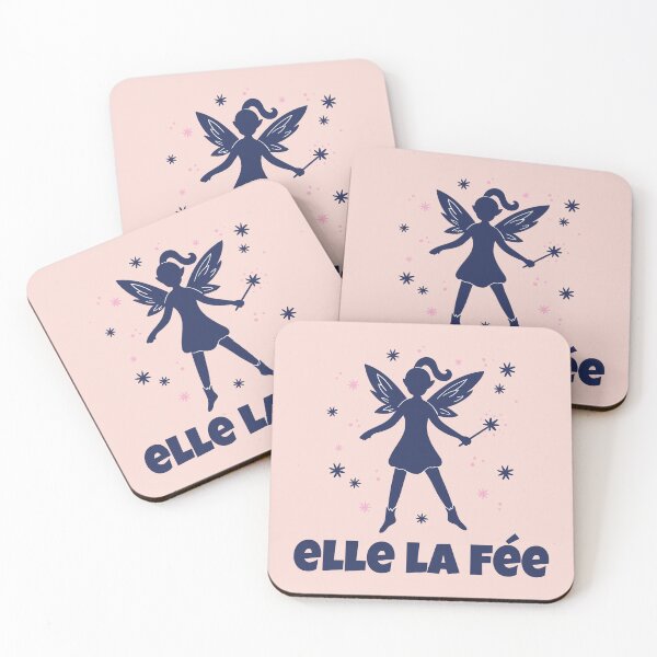 Item preview, She the Fairy – An inspiring and feminist play on words | Fairy silhouette illustration designed and sold by WordPlayStudio.