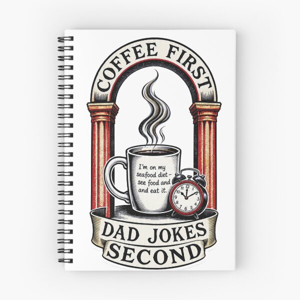 Item preview, Coffee First Dad Jokes Second Funny Morning Dad  Art designed and sold by YMLux.
