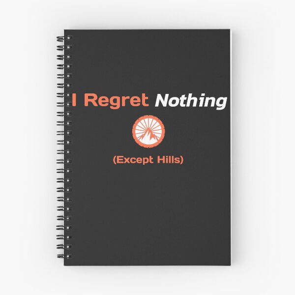 Item preview, I Regret Nothing (Except Hills) - Dad Cycling designed and sold by GreyTee.