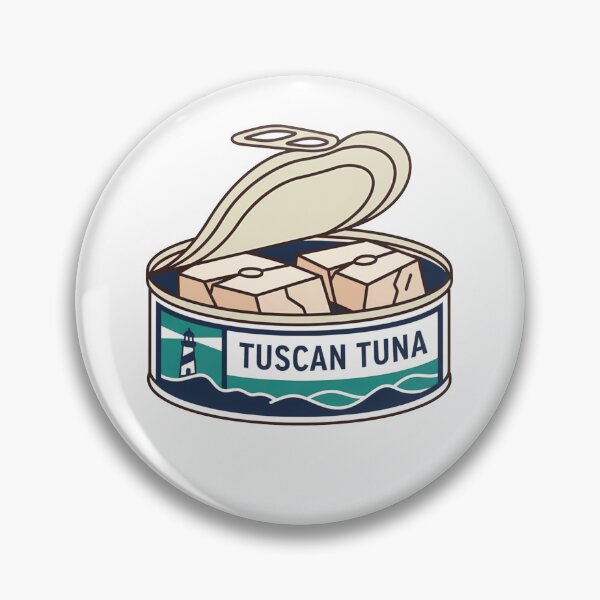 Item preview, Retro Food Tuscan Tuna Canned Fish Lighthouse designed and sold by k3rstman1.