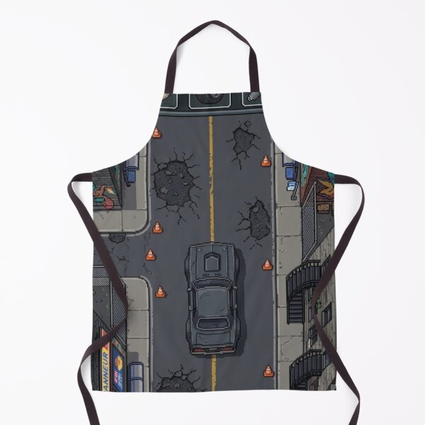 Item preview, SURVIVEZ AU TRAFIC — Montreal Neighborhoods as Retro Arcade Levels designed and sold by LouDSarG.