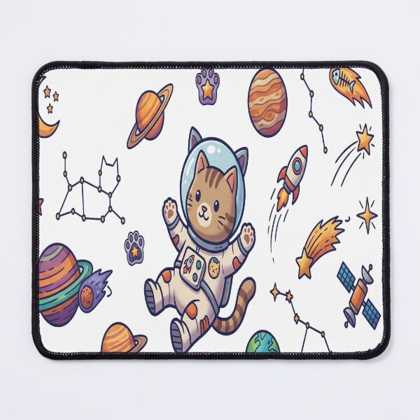 Item preview, Cute Space Cat Astronaut Galaxy designed and sold by PioJK-.