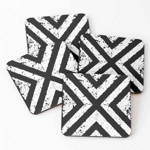 Item preview, Dark tribal authentic ink brush stripes and lines pattern ornament symbol 127sm designed and sold by 127sm.