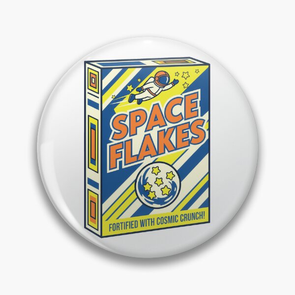 Item preview, Retro Food Space Flakes Astronaut Cereal Box designed and sold by k3rstman1.