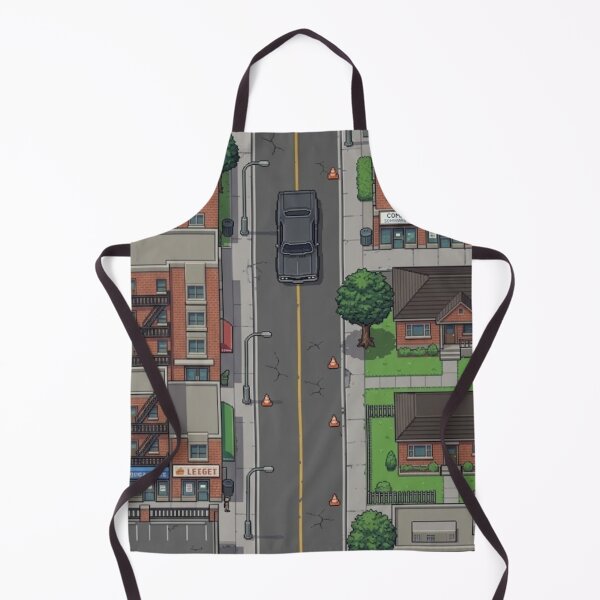 Item preview, SURVIVEZ AU TRAFIC — Montreal Neighborhoods as Retro Arcade Levels designed and sold by LouDSarG.