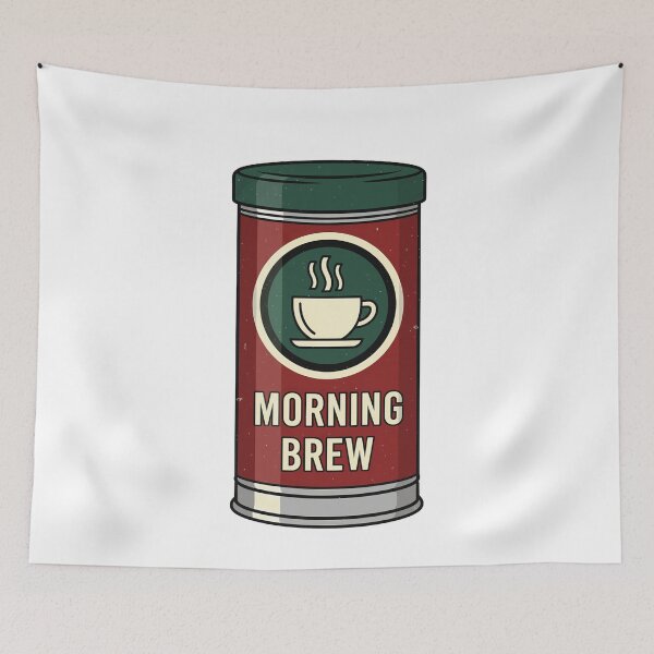 Item preview, Vintage Morning Brew Coffee Can Retro Food designed and sold by k3rstman1.