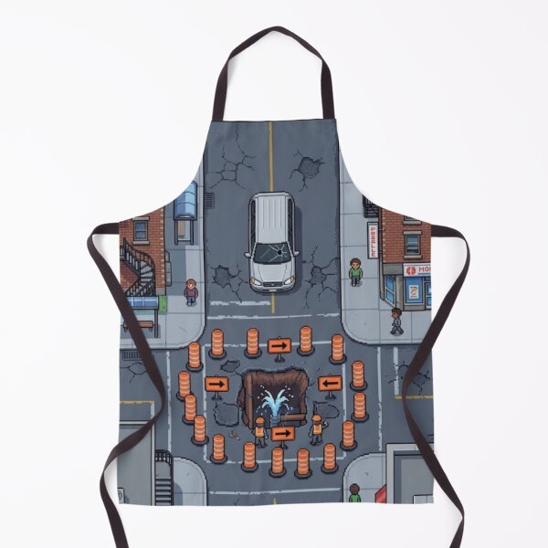Item preview, Insert coin. Avoid potholes. Repeat. — Montreal Neighborhoods as Retro Arcade Levels designed and sold by LouDSarG.