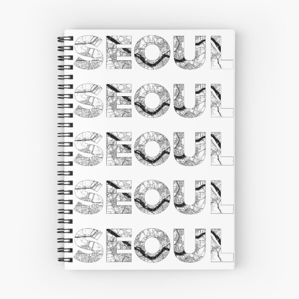 Item preview, Seoul Topographic Map designed and sold by the-craft-shop.