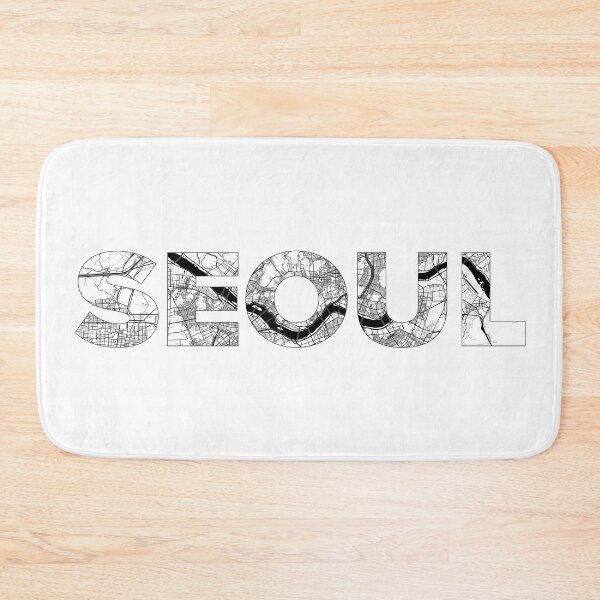 Item preview, Seoul Topographic Map designed and sold by the-craft-shop.