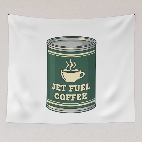 Item preview, Vintage Jet Fuel Coffee Can Retro Food designed and sold by k3rstman1.