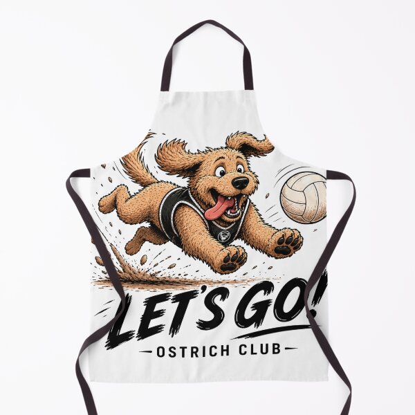 Item preview, Let’s Go – Ostrich Club Dog Sticker designed and sold by ostrich.club.