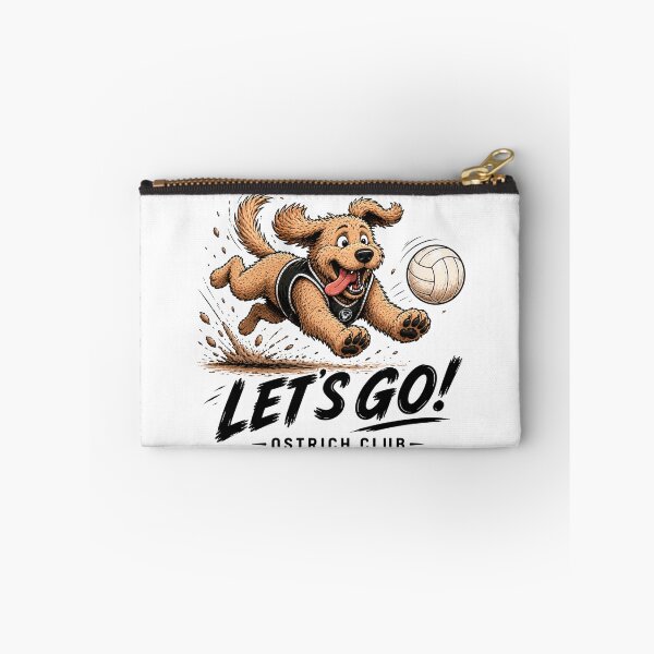 Item preview, Let’s Go – Ostrich Club Dog Sticker designed and sold by ostrich.club.