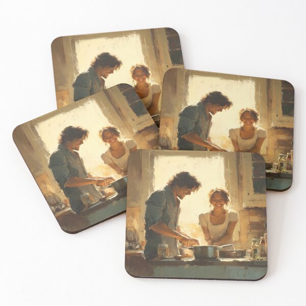 Item preview, Cooking Together at Golden Hour designed and sold by Rtymer.