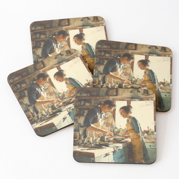 Item preview, Cooking Together at Golden Hour designed and sold by Rtymer.