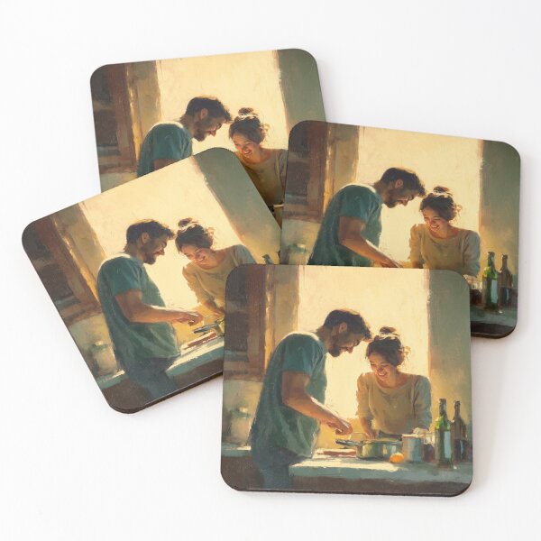 Item preview, Cooking Together at Golden Hour designed and sold by Rtymer.