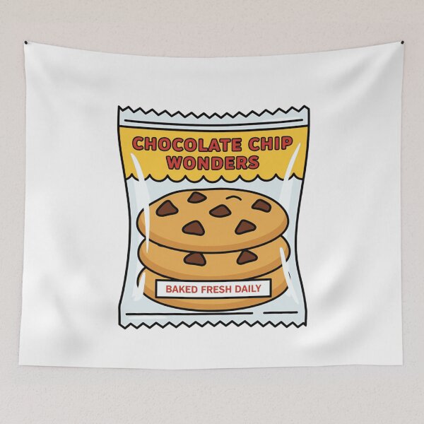 Item preview, Retro Food Chocolate Chip Wonders Cookie Bag designed and sold by k3rstman1.