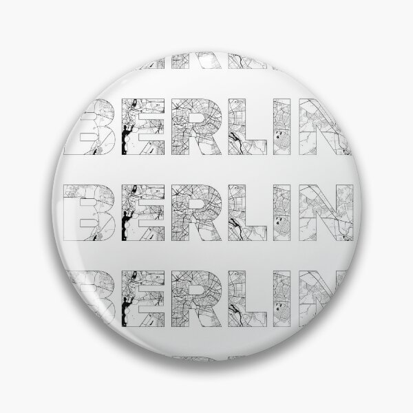 Item preview, Berlin Topographic Map designed and sold by the-craft-shop.