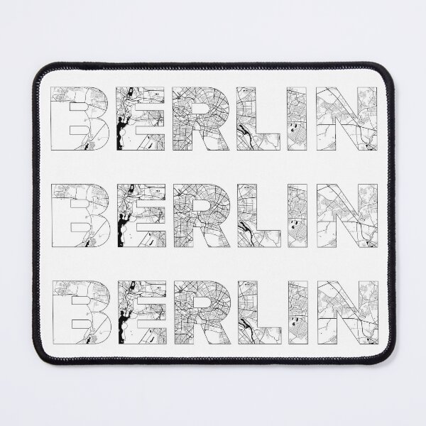 Item preview, Berlin Topographic Map designed and sold by the-craft-shop.