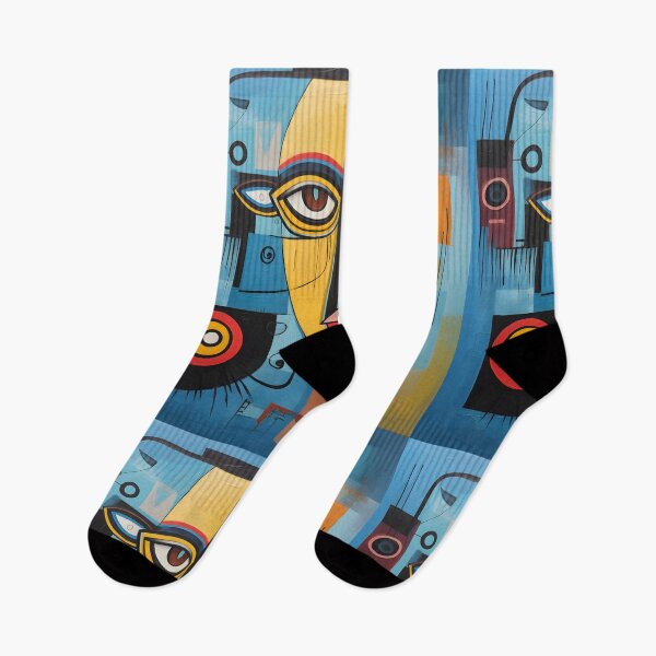 Item preview, Fragmented Identity in Color - A Vibrant Cubist Face with Layered Patterns and Expressive Geometry designed and sold by OlfactoART Studio.