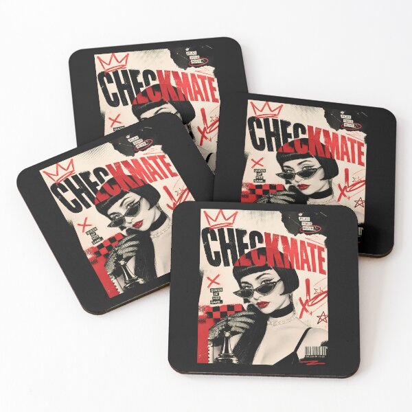 Item preview, Checkmate Queen of Her Game Edgy Streetwear Qveen Herby Aesthetic designed and sold by LumePrint.