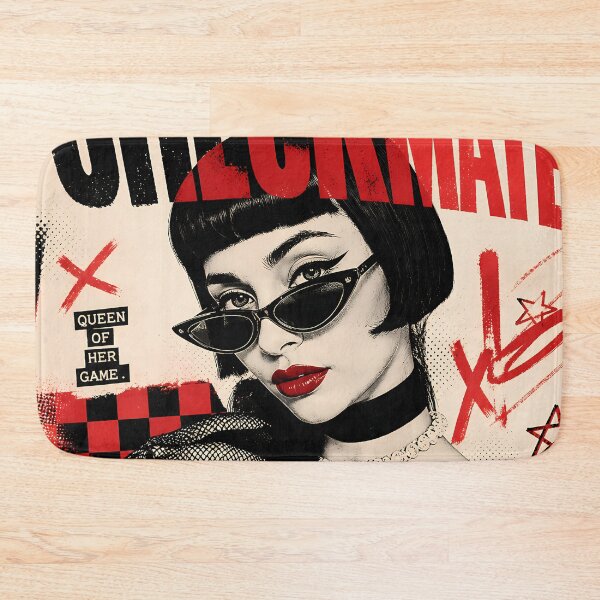 Item preview, Checkmate Queen of Her Game Edgy Streetwear Qveen Herby Aesthetic designed and sold by LumePrint.