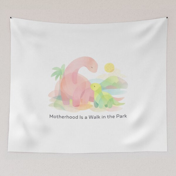 Item preview, Motherhood Is a Walk in the Park designed and sold by LuveraxArt.