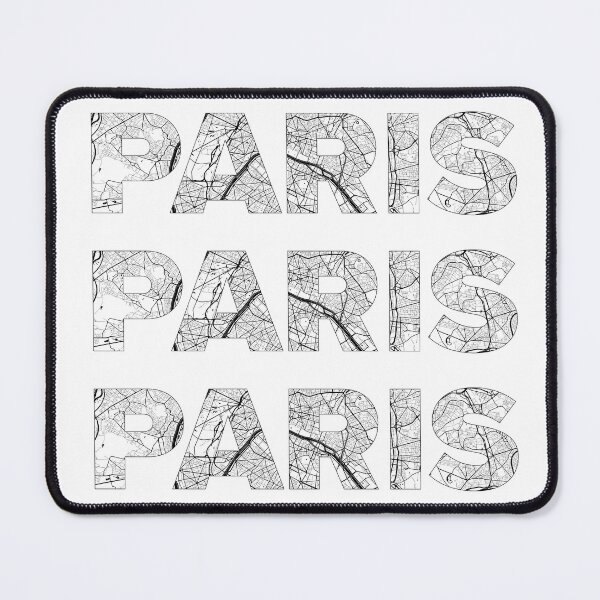 Item preview, Paris Topographic Map designed and sold by the-craft-shop.