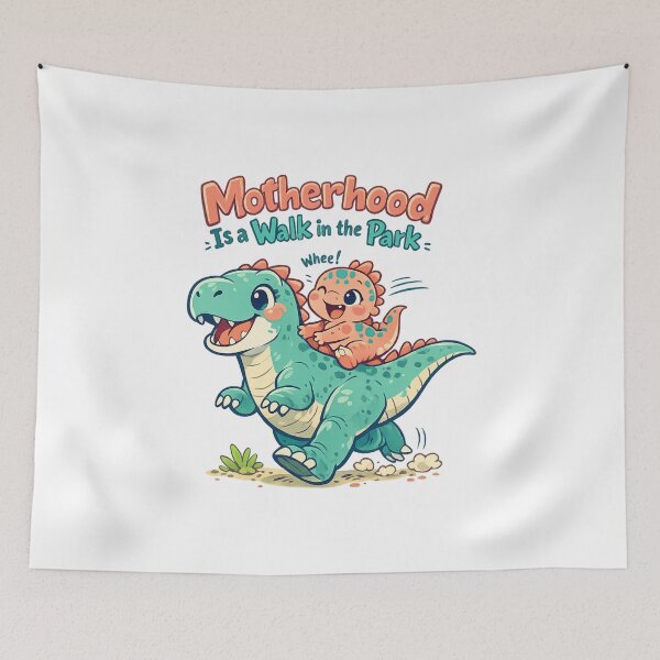Item preview, Motherhood Is a Walk in the Park designed and sold by LuveraxArt.