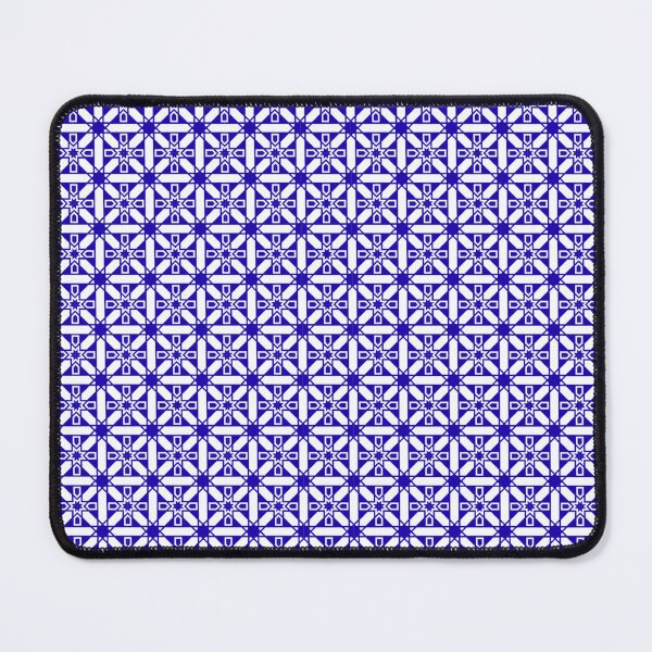 Item preview, Cobalt Blue Geometric Tiles  designed and sold by Sacha's Artistry.