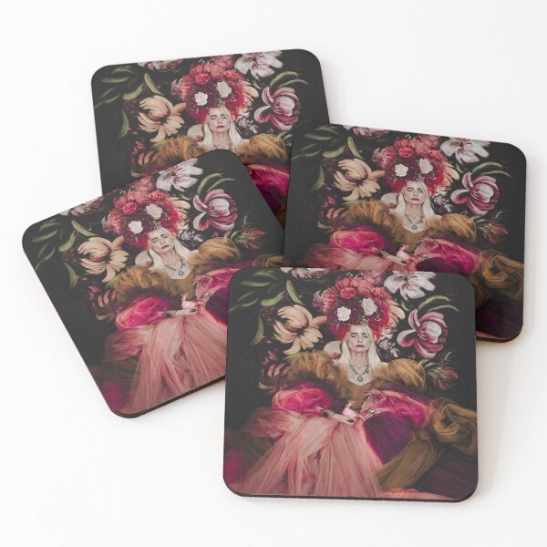 Item preview, Floral Reverie – Baroque Portrait designed and sold by BookOfSoul.