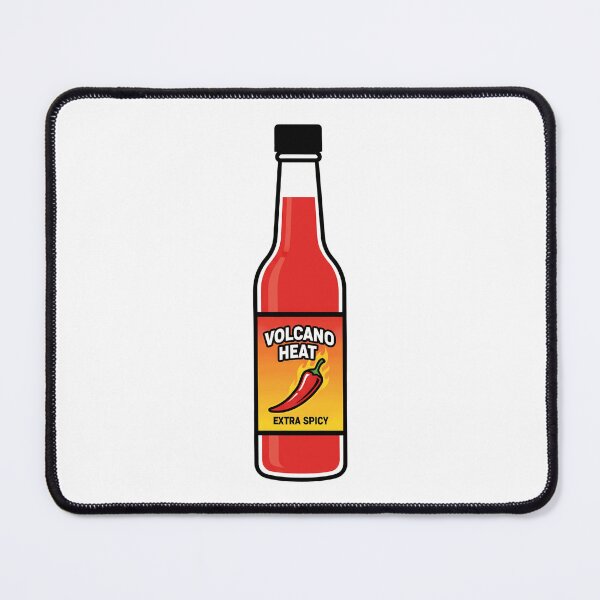 Item preview, Volcano Heat Extra Spicy Retro Food Hot Sauce designed and sold by k3rstman1.