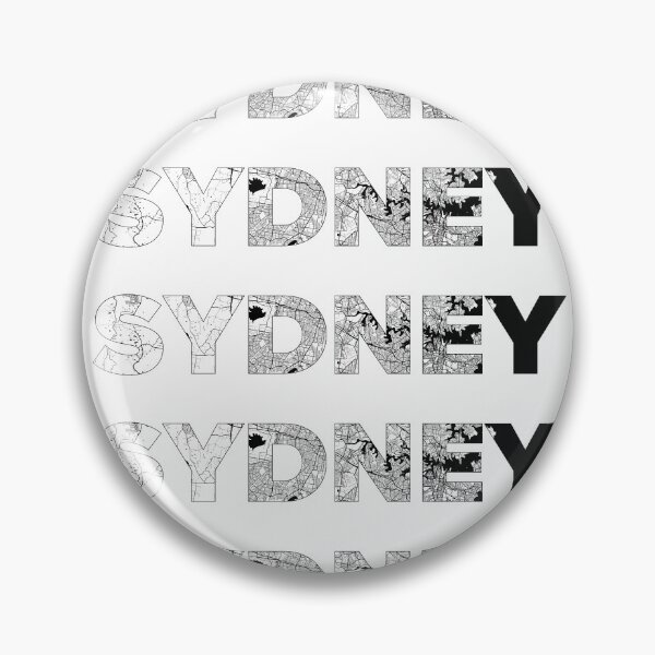 Item preview, Sydney Topographic Map designed and sold by the-craft-shop.