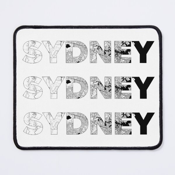 Item preview, Sydney Topographic Map designed and sold by the-craft-shop.