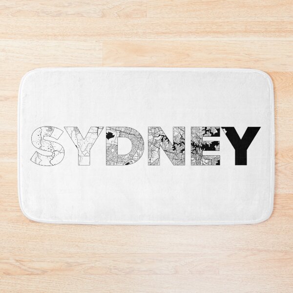 Item preview, Sydney Topographic Map designed and sold by the-craft-shop.