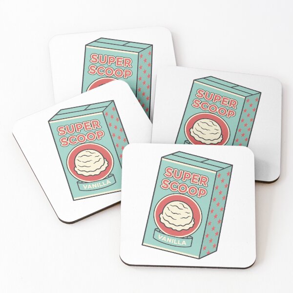 Item preview, Vintage Super Scoop Vanilla Ice Cream Retro Food designed and sold by k3rstman1.