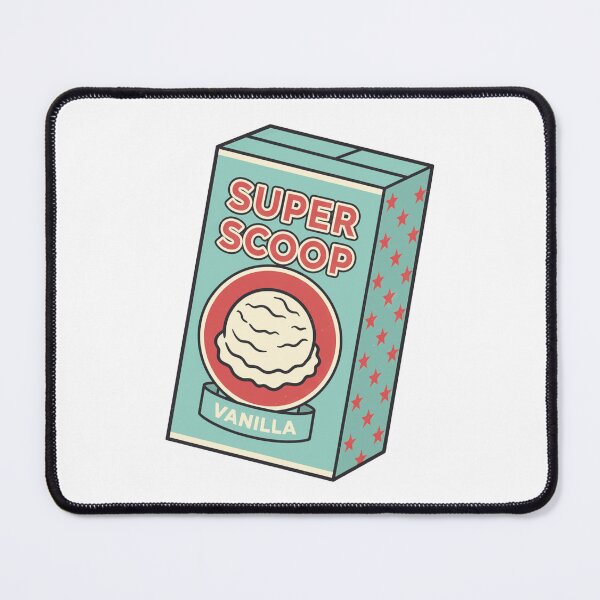 Item preview, Vintage Super Scoop Vanilla Ice Cream Retro Food designed and sold by k3rstman1.