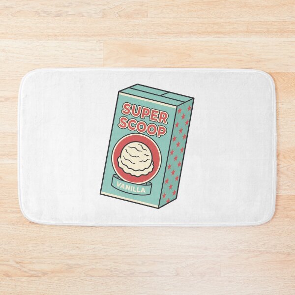 Item preview, Vintage Super Scoop Vanilla Ice Cream Retro Food designed and sold by k3rstman1.