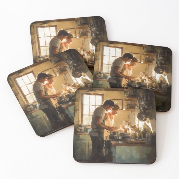 Item preview, Cooking Together at Golden Hour designed and sold by Rtymer.
