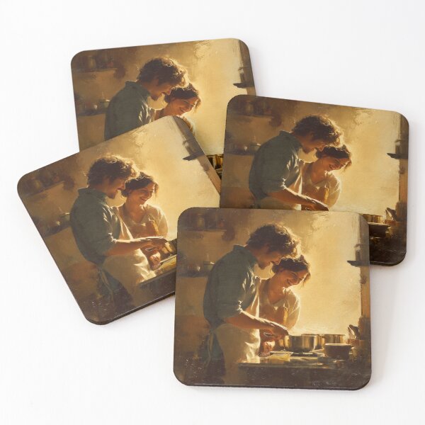 Item preview, Cooking Together at Golden Hour designed and sold by Rtymer.