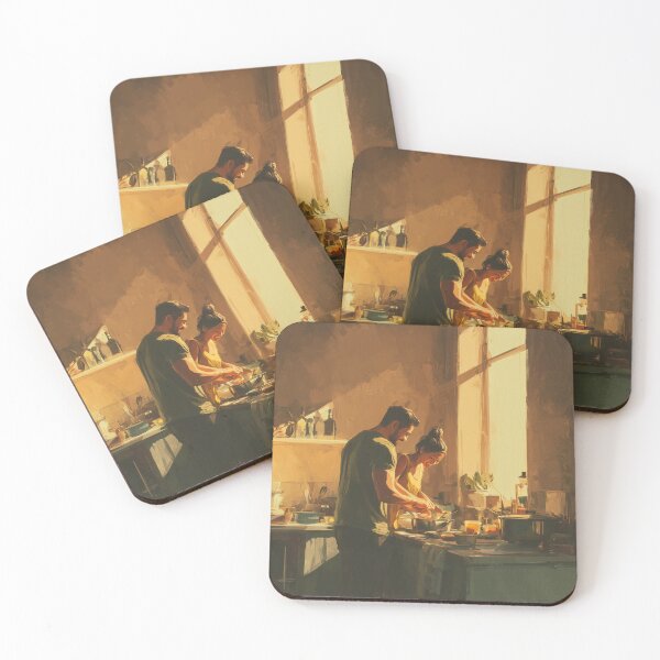 Item preview, Cooking Together at Golden Hour designed and sold by Rtymer.