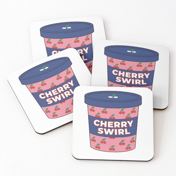 Item preview, Retro Food Cherry Swirl Ice Cream Carton designed and sold by k3rstman1.