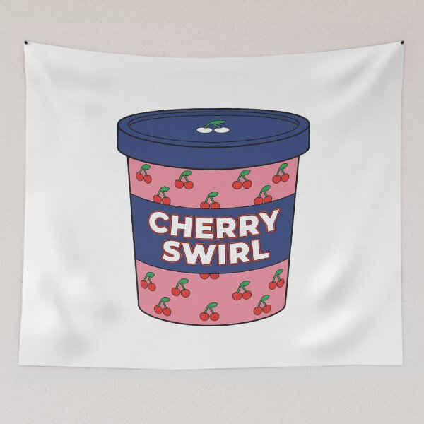 Item preview, Retro Food Cherry Swirl Ice Cream Carton designed and sold by k3rstman1.