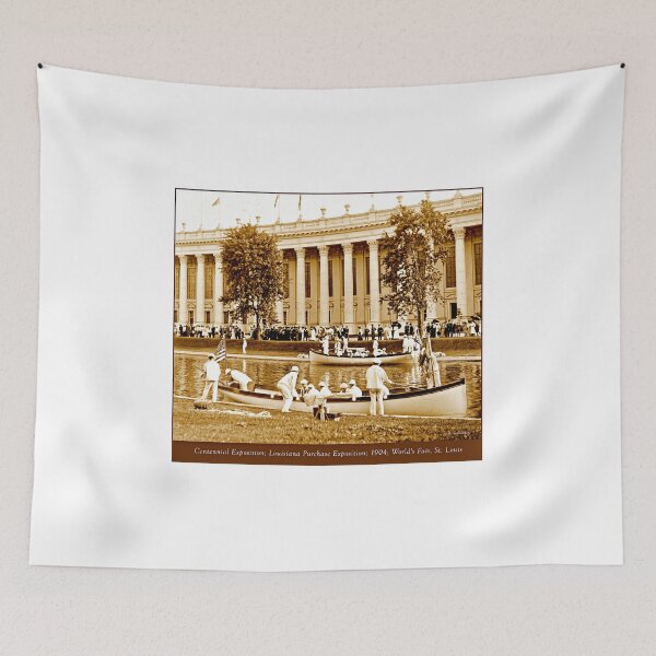 Item preview, 1904 World's Fair, Education Building, Boat Race Preparation, St. Louis, Missouri designed and sold by AMacGPhilly.