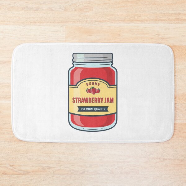 Item preview, Sunny Strawberry Jam Jar Retro Food designed and sold by k3rstman1.