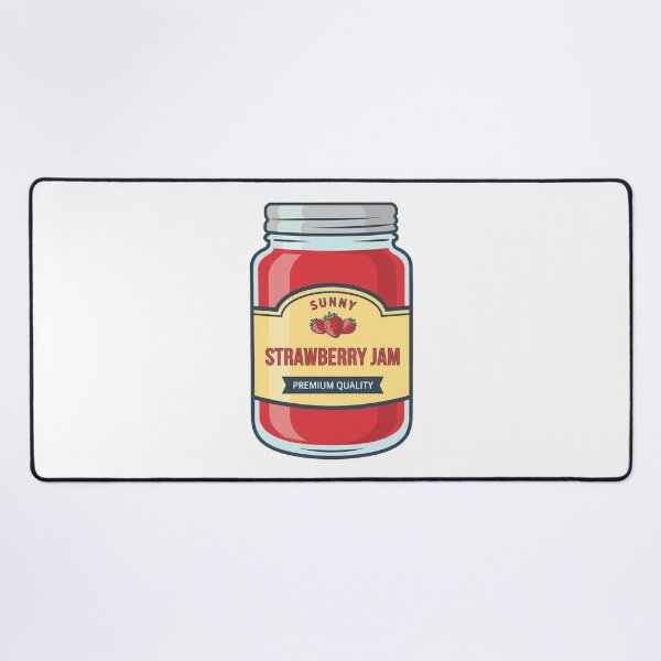 Item preview, Sunny Strawberry Jam Jar Retro Food designed and sold by k3rstman1.